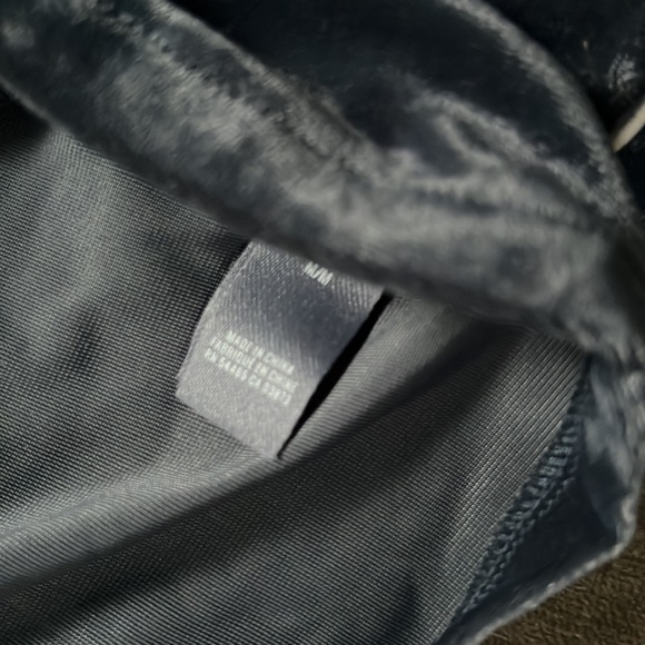 Aerie velvet pj jogger set in navy - Picture 4 of 9